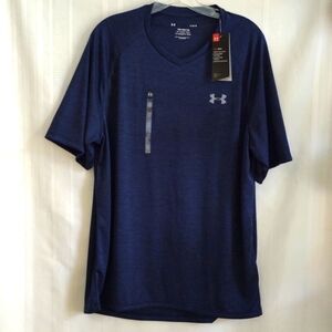 Under Armor men's large tech t-shirt blue brand new